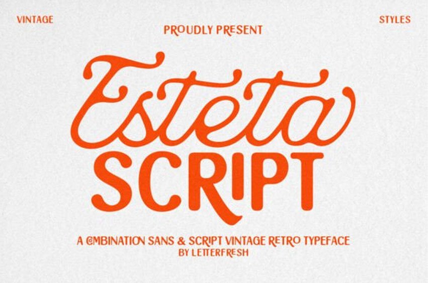 Esteta Script Font