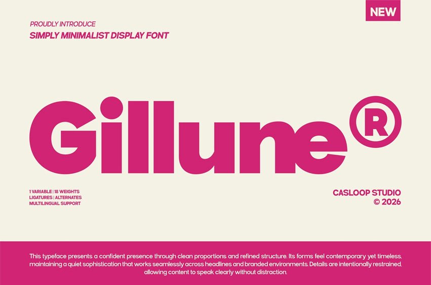 Gillune Font