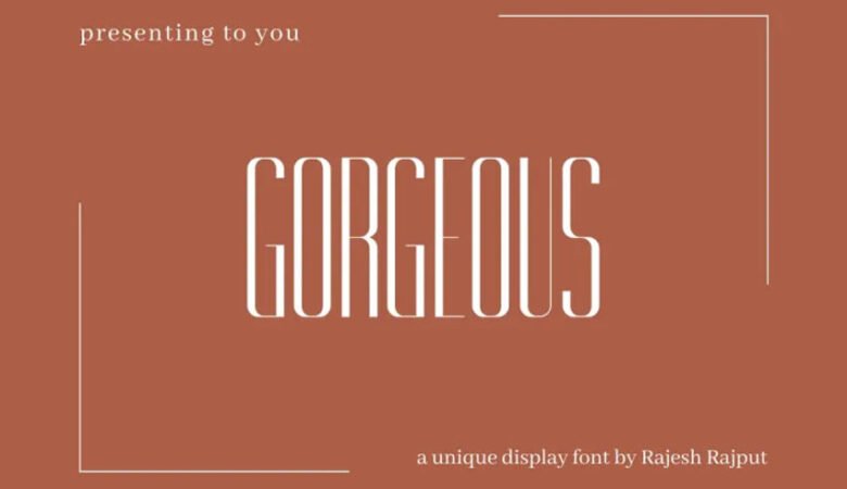 Gorgeous Font
