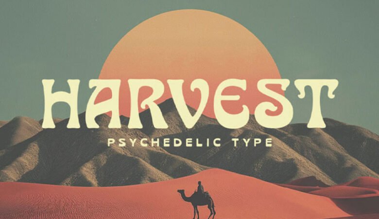 Harvest Psychedelic Font