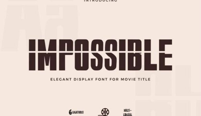 Impossible Font