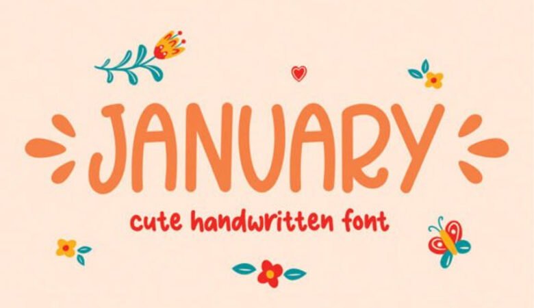 January Cute Font