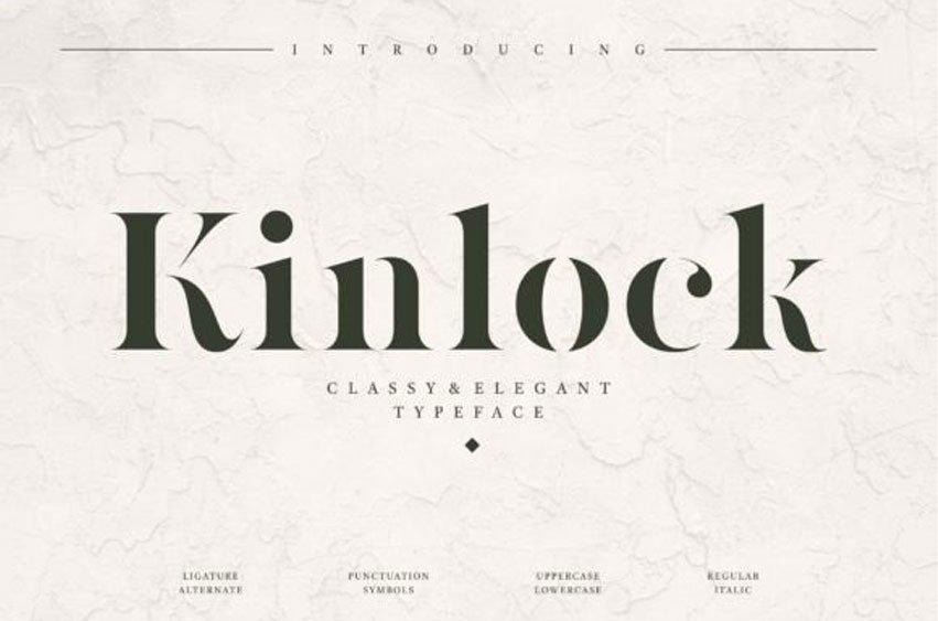 Kinlock Font