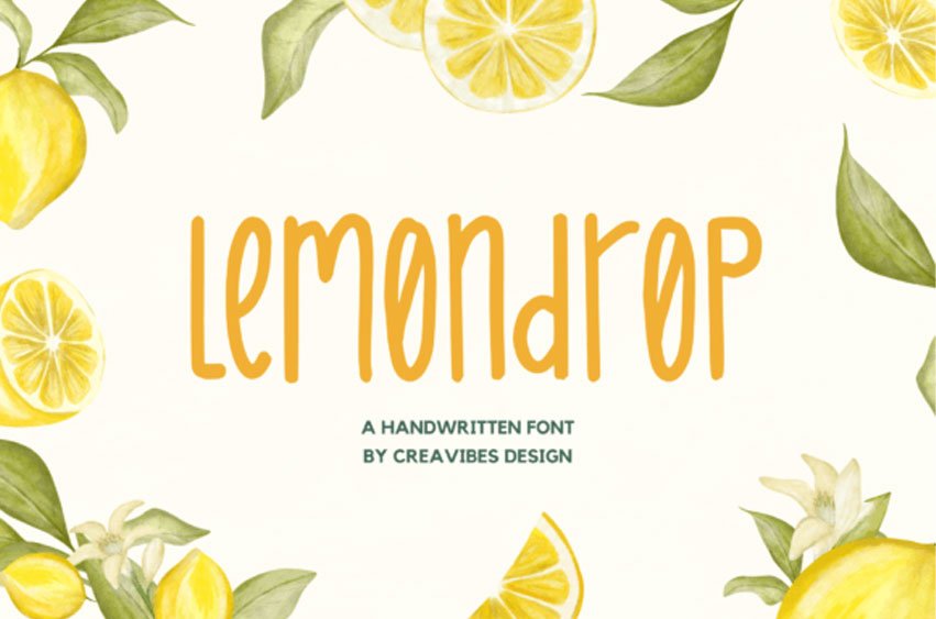 Lemondrop Font