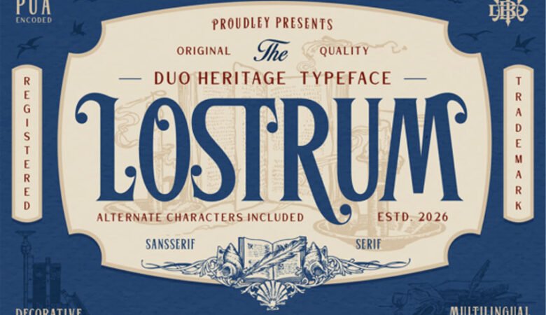 Lostrum Font