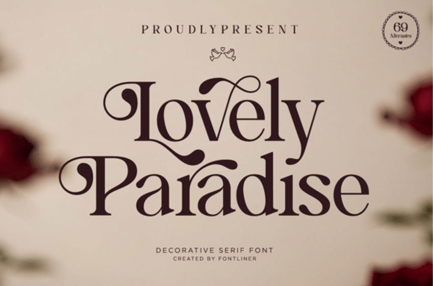 Lovely Paradise Font