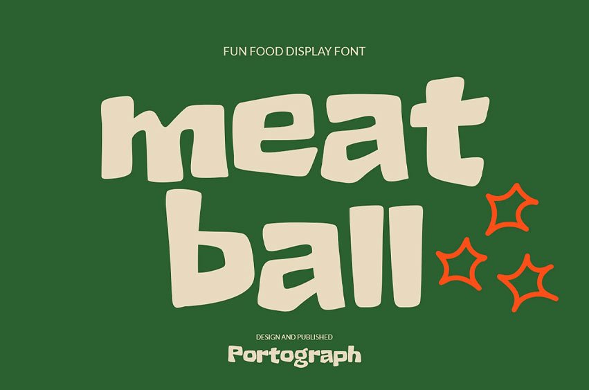 Meat Ball Font