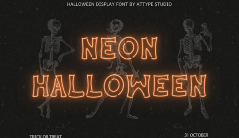 Neon Halloween Font