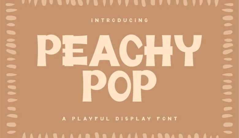 Peachy Pop Font