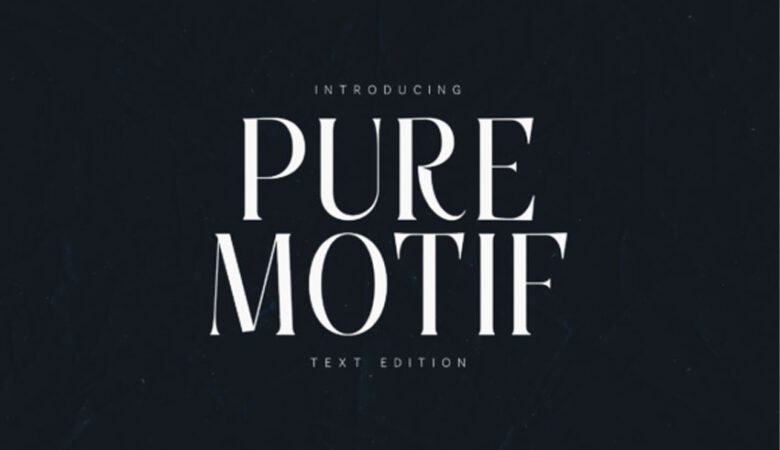 Pure Motif Font