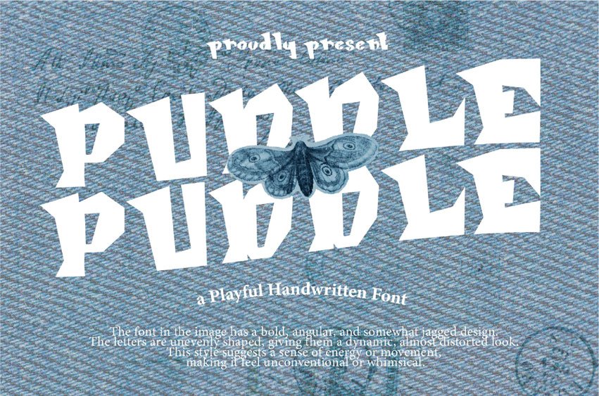 Purple Puddle Font