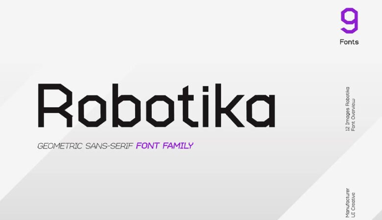 Robotika Font