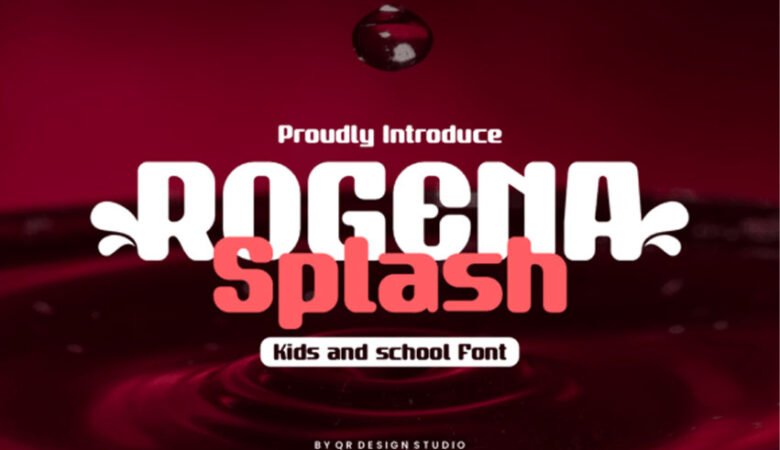 Rogena Splash Font