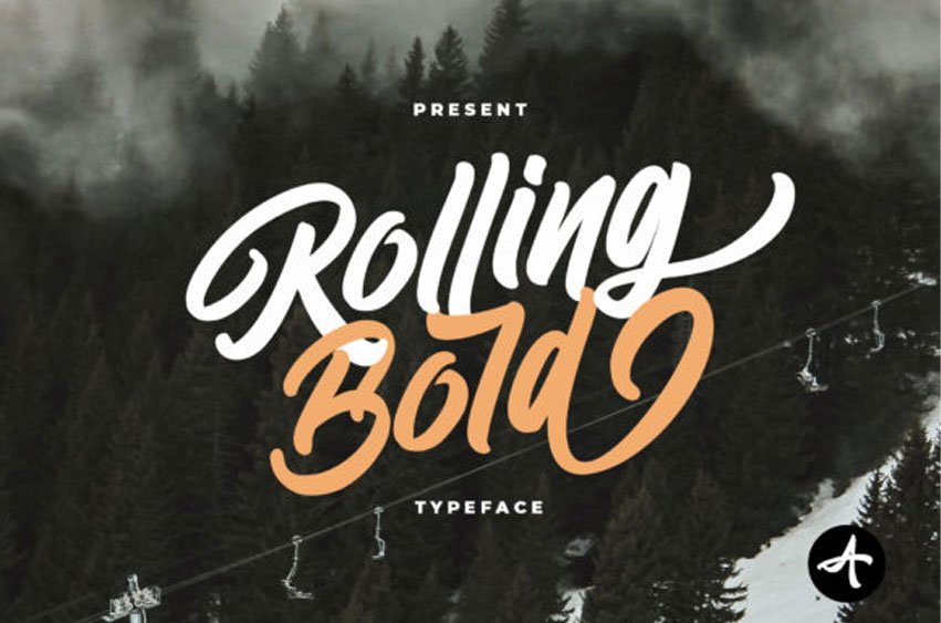 Rolling Bold Font