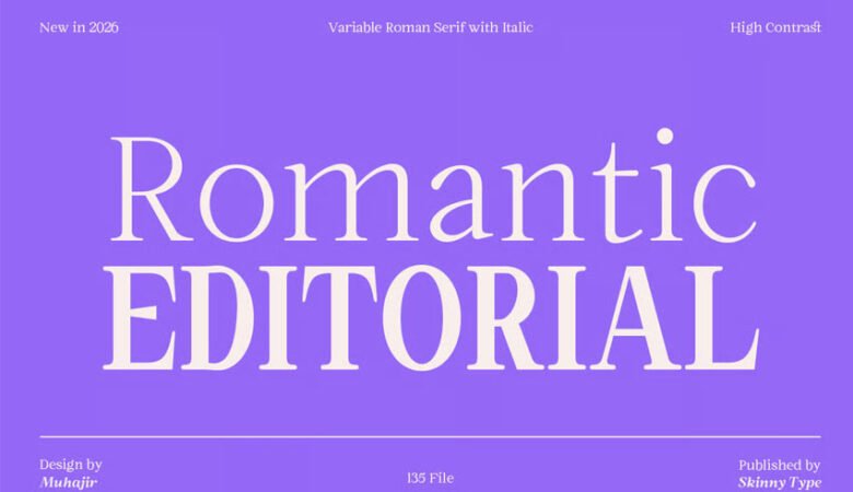 Romantic Editorial Font