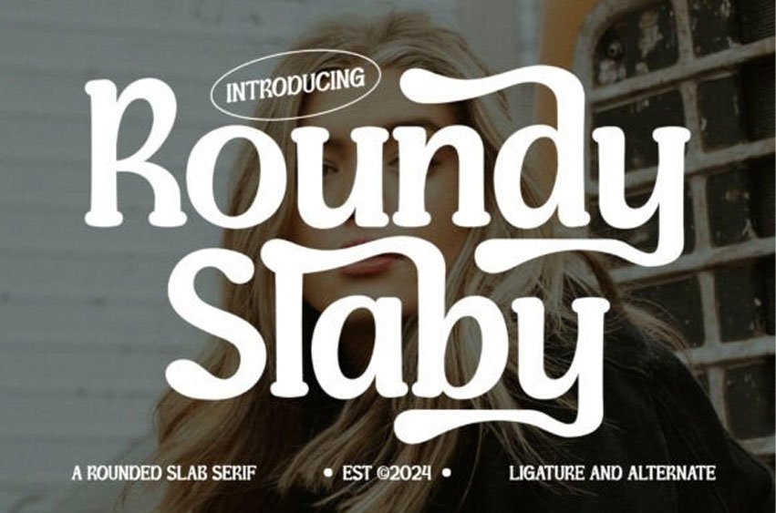 Roundy Slaby Font