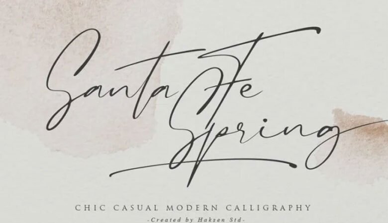 Santa Fe Spring Font