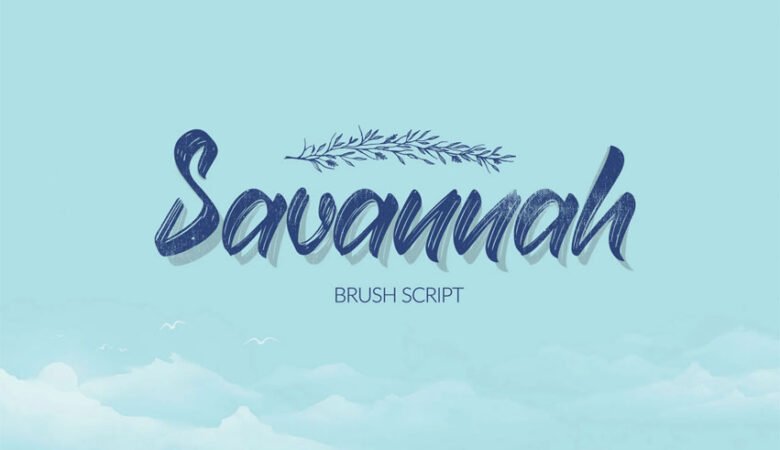 Savannah Brush Font