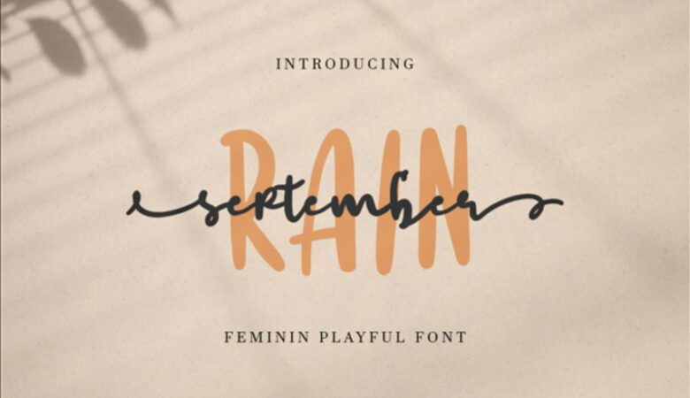 September Rain Font