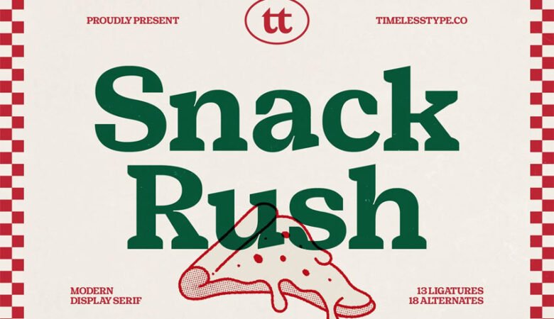 Snack Rush Font