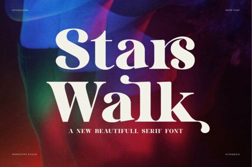 Stars Walk Font