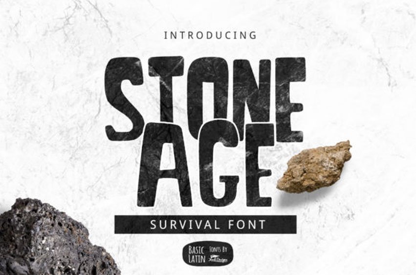 Stone Age Font