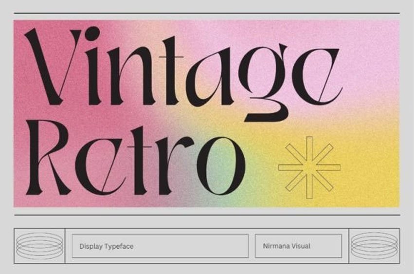 Vintage Retro Font