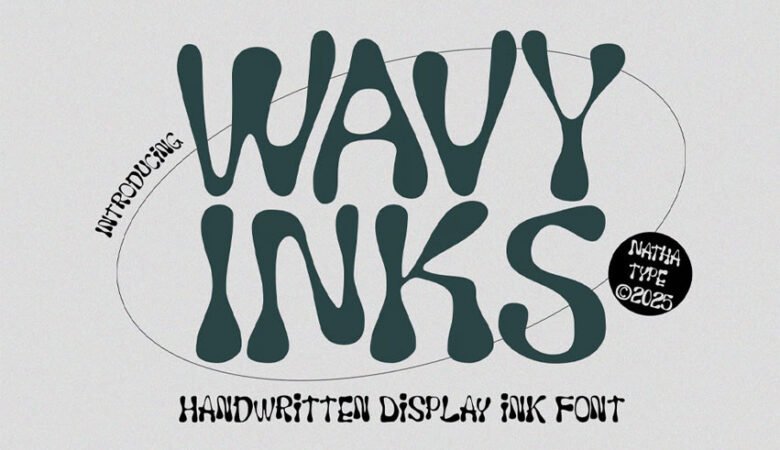 Wavy Inks Font