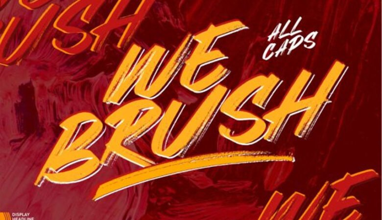 We Brush Font