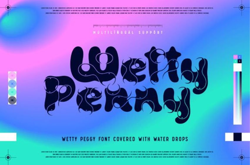 Wetty Penny Font