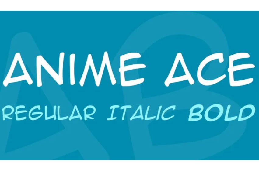 Anime Ace Font