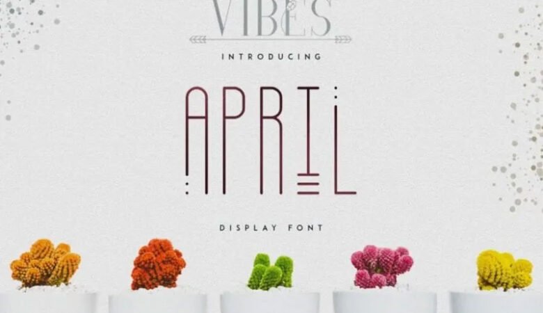 April Display Font