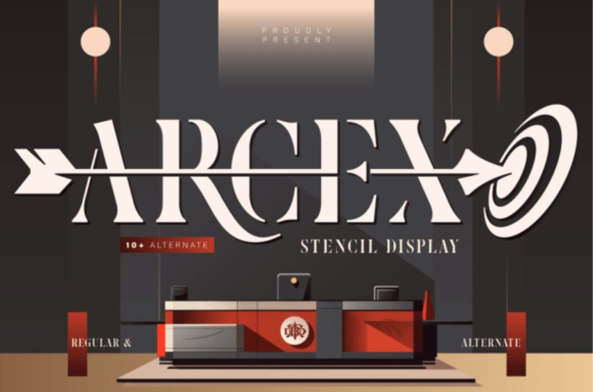 Arcex Font