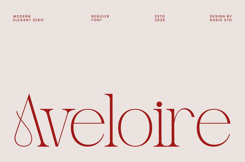 Aveloire Font