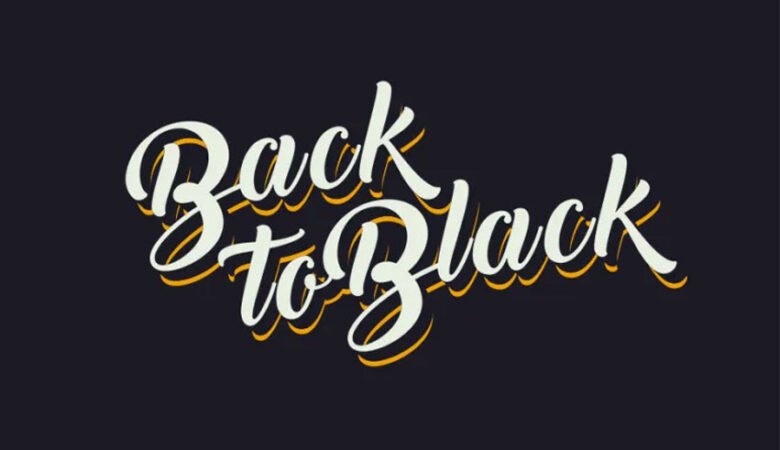 Back to Black Font