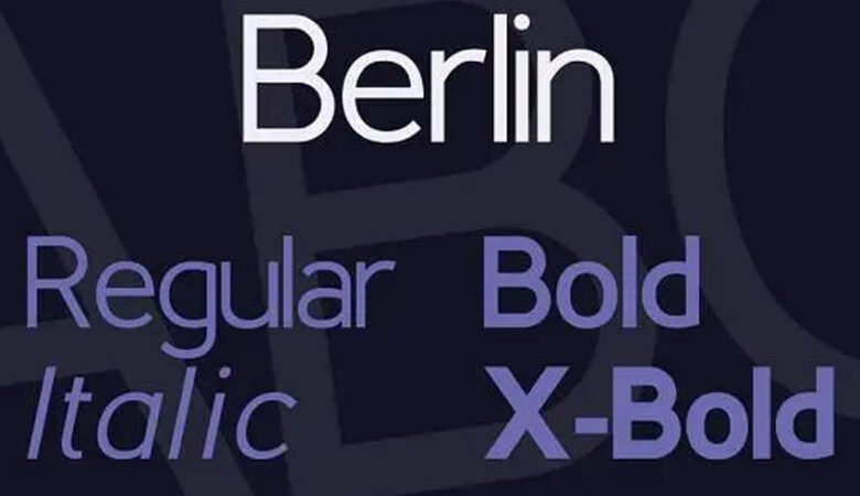 Berlin Bold Font