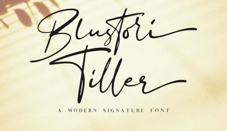Blustori Tiller Font