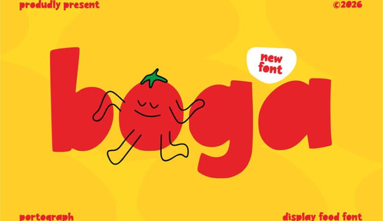 Boga Food Font