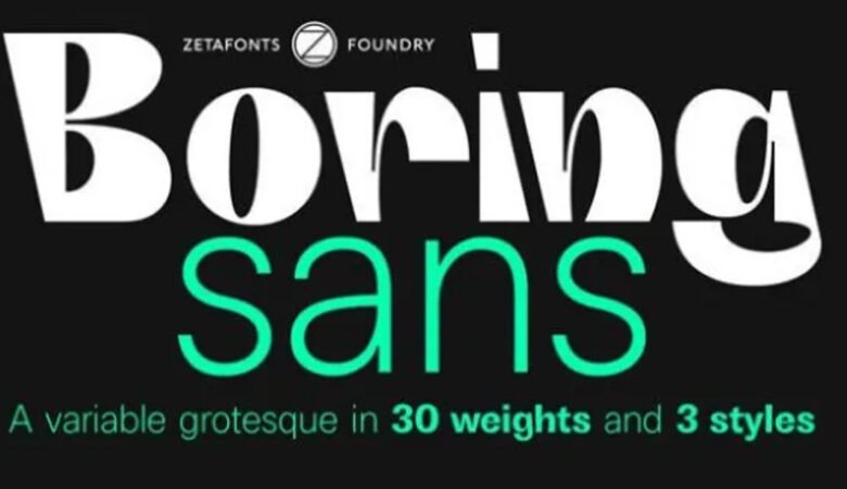 Boring Sans Font
