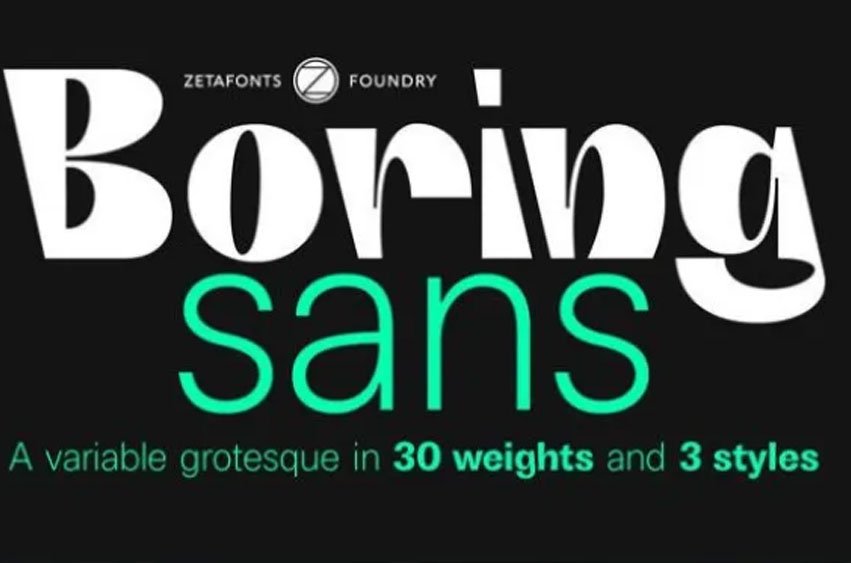 Boring Sans Font