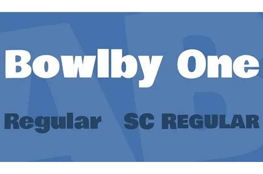 Bowlby One Font