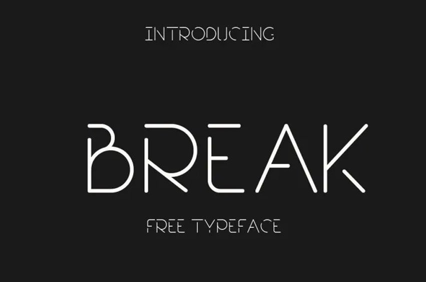 Break Font