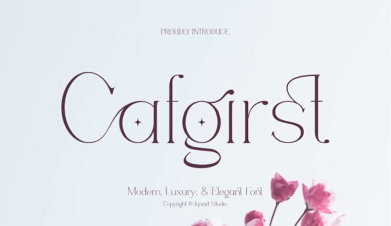 Cafgirst Font