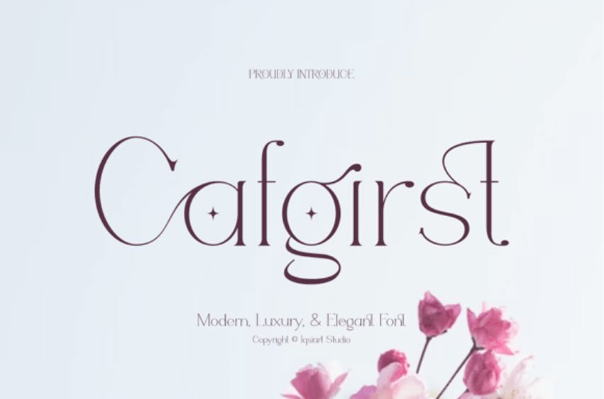 Cafgirst Font