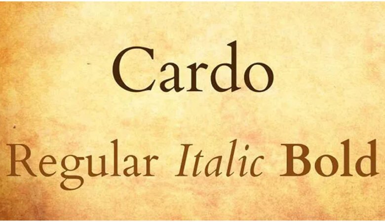 Cardo Font