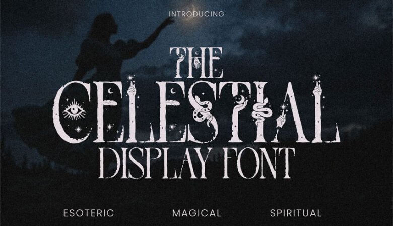Celestial Display Font