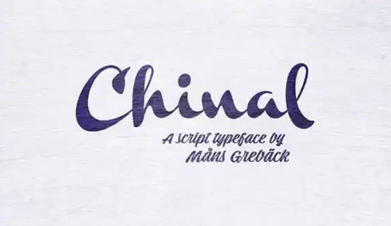 Chinal Script Font