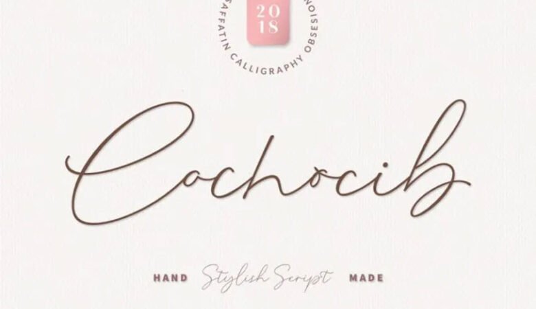 Cochocib Script Font