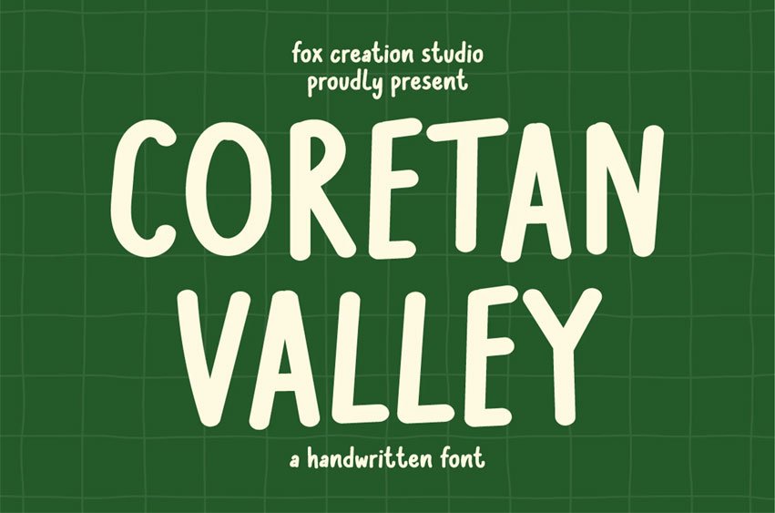 Coretan Valley Font