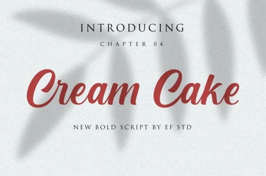 Cream Cake Font
